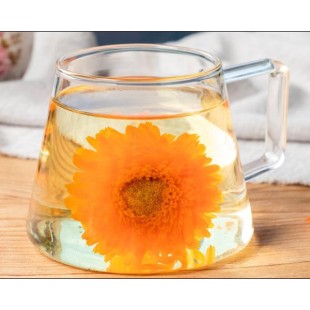 Natural Marigold Flower Calendula Officinalis Blossom Herbal Tea