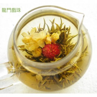 Long Men Xi Zhu , Chinese Blooming Flowering Flower Artistic Tea