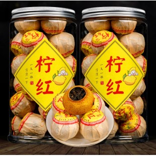 Premium handmade lemon Dian Hong Black Tea Fruit tea Yunnan Dian Hong Black Tea
